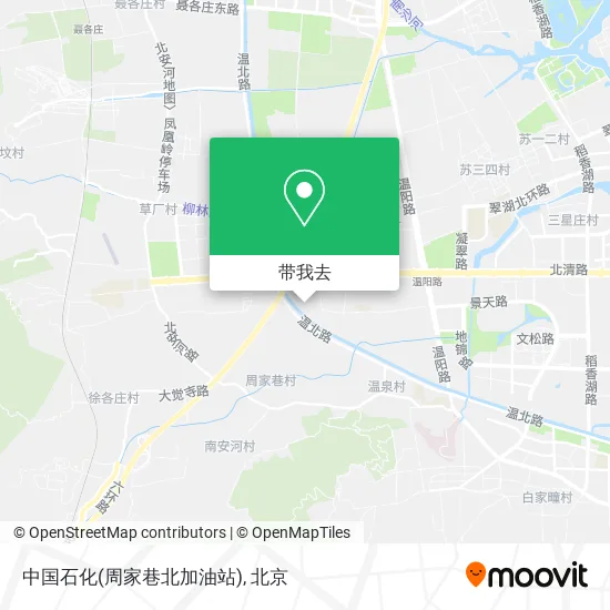 中国石化(周家巷北加油站)地图