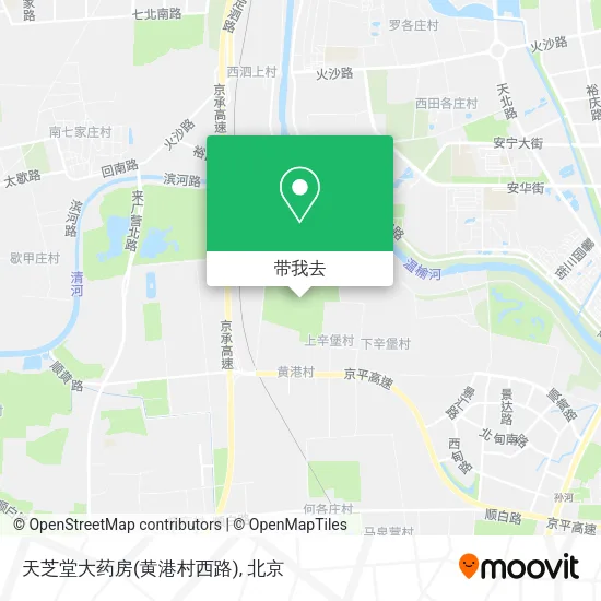 天芝堂大药房(黄港村西路)地图