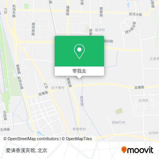 爱满香溪宾馆地图