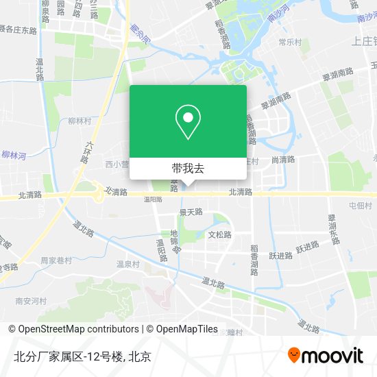 北分厂家属区-12号楼地图