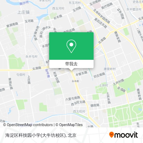 海淀区科技园小学(大牛坊校区)地图