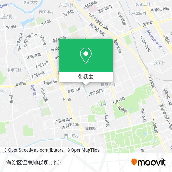 海淀区温泉地税所地图