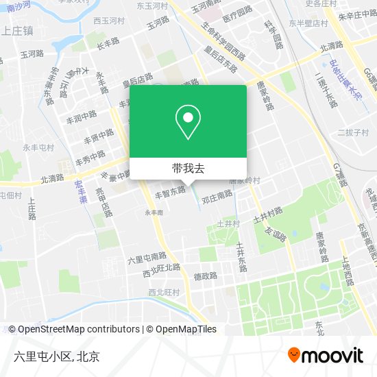 六里屯小区地图