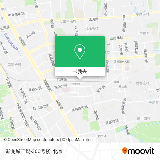 新龙城二期-36C号楼地图