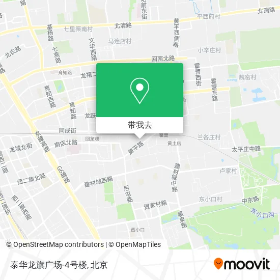 泰华龙旗广场-4号楼地图