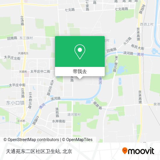 天通苑东二区社区卫生站地图