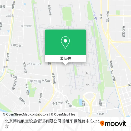 北京博维航空设施管理有限公司博维车辆维修中心地图