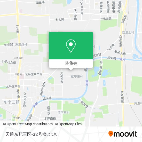 天通东苑三区-32号楼地图