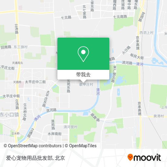 爱心宠物用品批发部地图