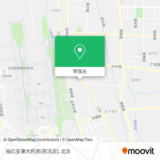 福亿安康大药房(苏活店)地图