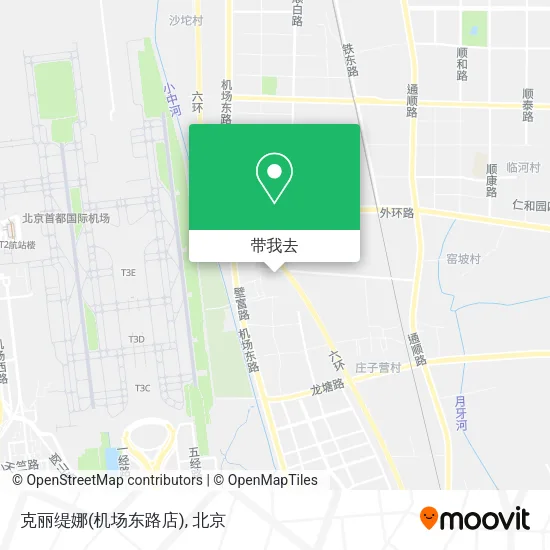 克丽缇娜(机场东路店)地图