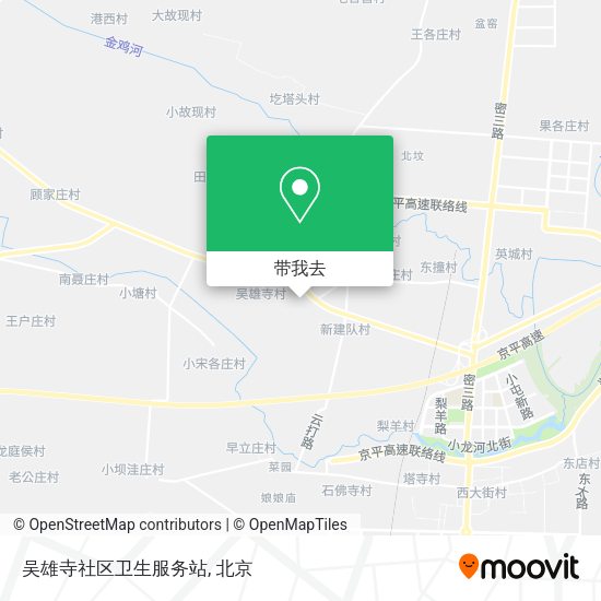 吴雄寺社区卫生服务站地图