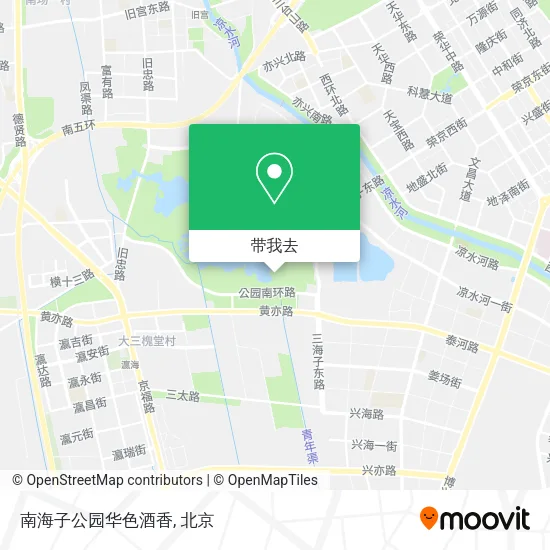 南海子公园华色酒香地图