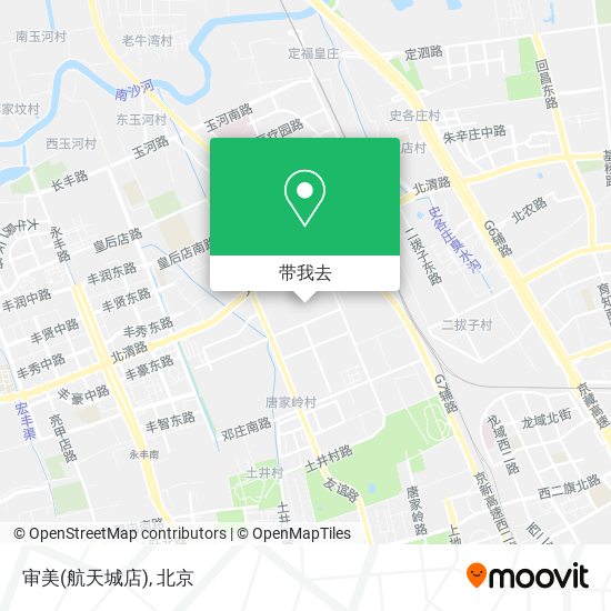 审美(航天城店)地图