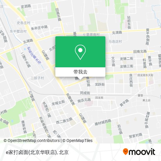 e家打卤面(北京华联店)地图