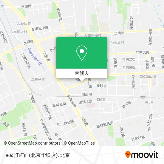 e家打卤面(北京华联店)地图