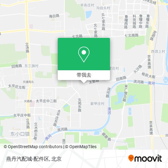 燕丹汽配城-配件区地图