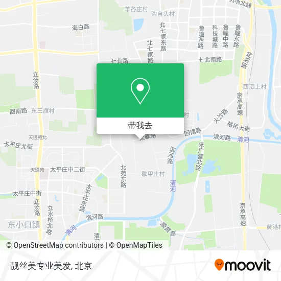 靓丝美专业美发地图