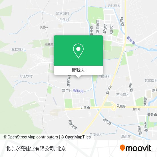 北京永亮鞋业有限公司地图