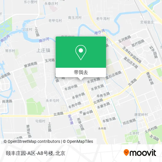 颐丰庄园-A区-A8号楼地图