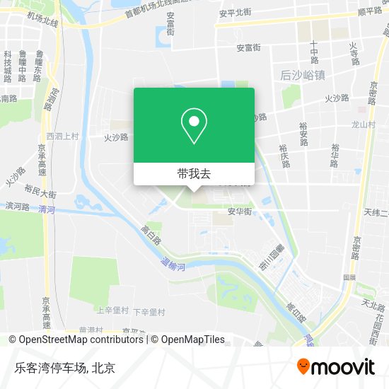 乐客湾停车场地图