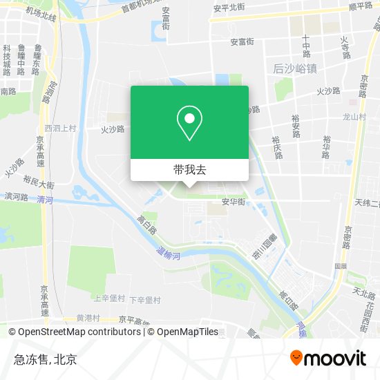 急冻售地图