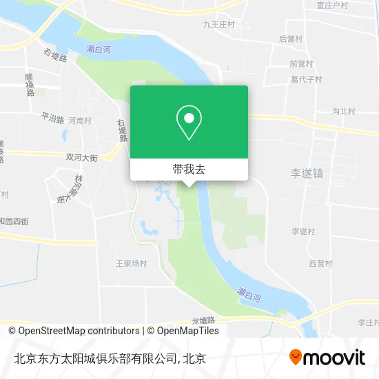 北京东方太阳城俱乐部有限公司地图