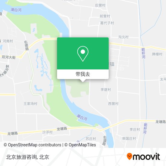 北京旅游咨询地图