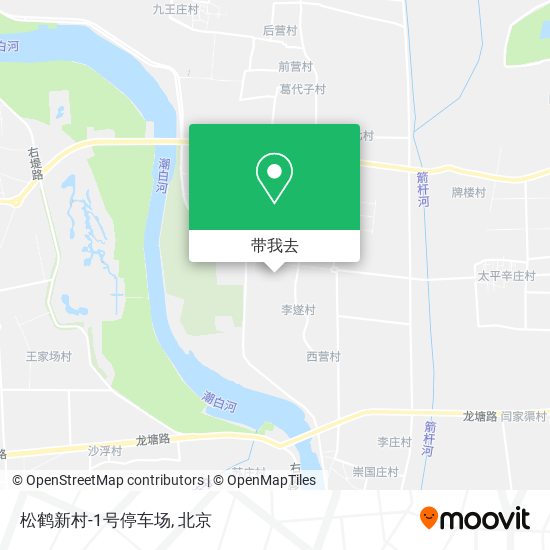 松鹤新村-1号停车场地图