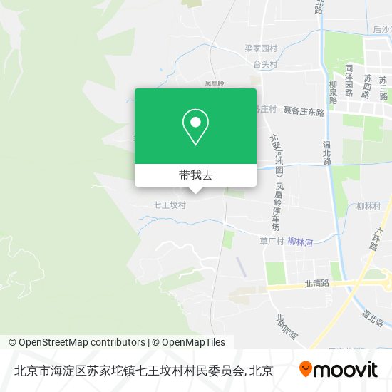 北京市海淀区苏家坨镇七王坟村村民委员会地图