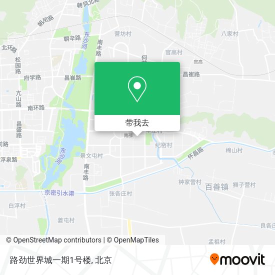 路劲世界城一期1号楼地图