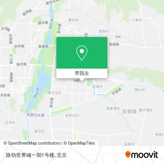 路劲世界城一期1号楼地图