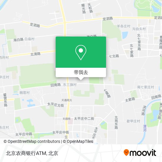 北京农商银行ATM地图