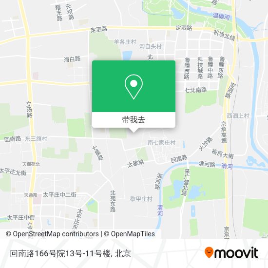 回南路166号院13号-11号楼地图