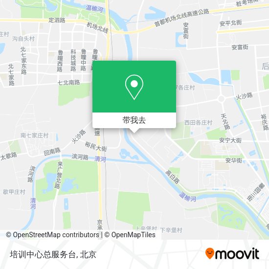 培训中心总服务台地图