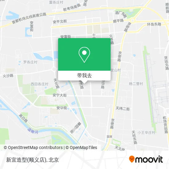 新宜造型(顺义店)地图