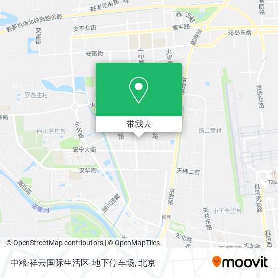 中粮·祥云国际生活区-地下停车场地图