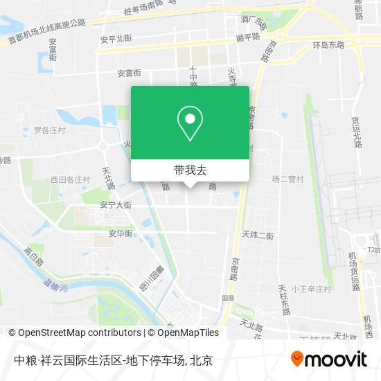 中粮·祥云国际生活区-地下停车场地图