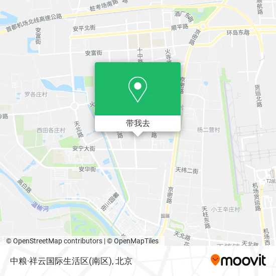 中粮·祥云国际生活区(南区)地图