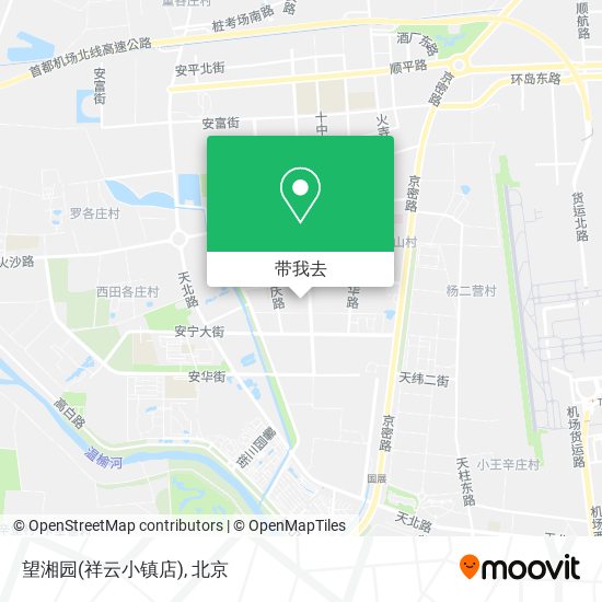 望湘园(祥云小镇店)地图
