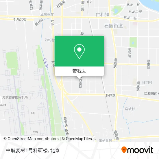 中航复材1号科研楼地图