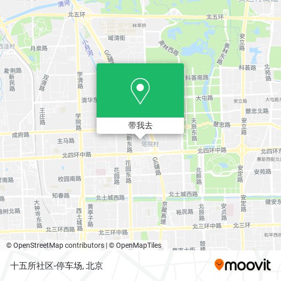 十五所社区-停车场地图