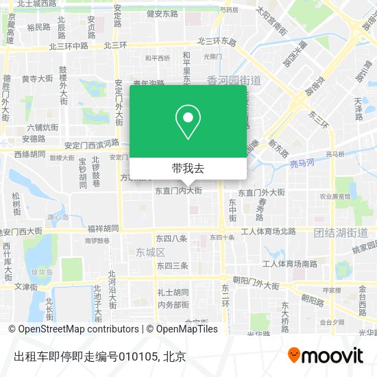 出租车即停即走编号010105地图