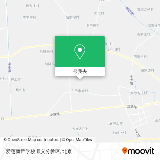 爱莲舞蹈学校顺义分教区地图