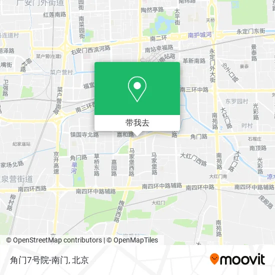 角门7号院-南门地图