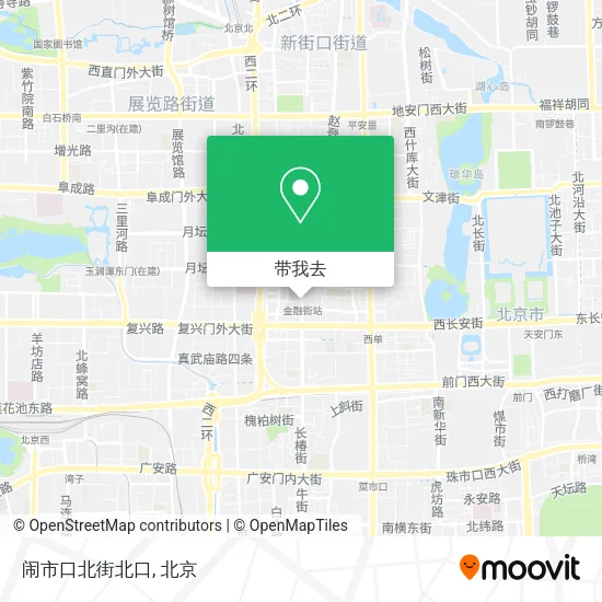 闹市口北街北口地图