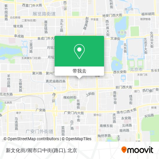 新文化街/闹市口中街(路口)地图
