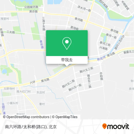 南六环路/太和桥(路口)地图