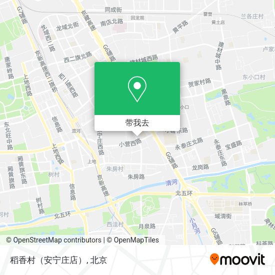 稻香村（安宁庄店）地图