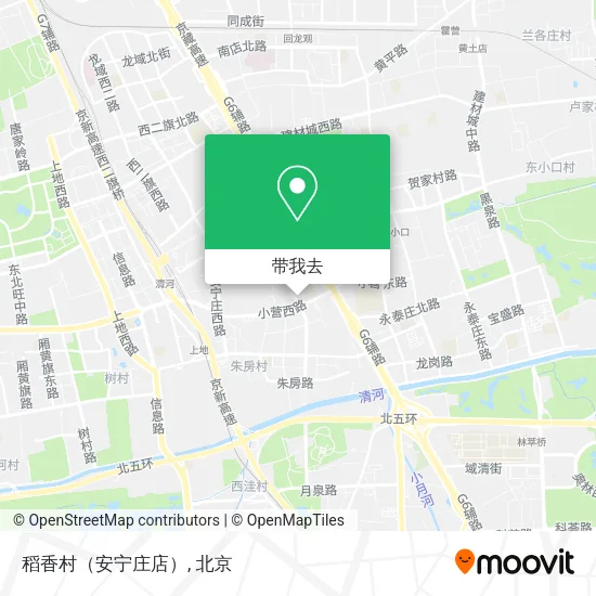 稻香村（安宁庄店）地图